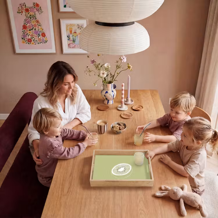 Tray - Kiwi - Line drawing - Minimalist - Green — 5