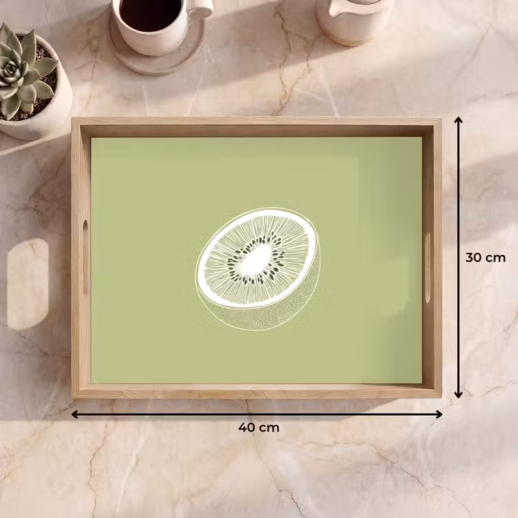 Tray - Kiwi - Line drawing - Minimalist - Green — 8