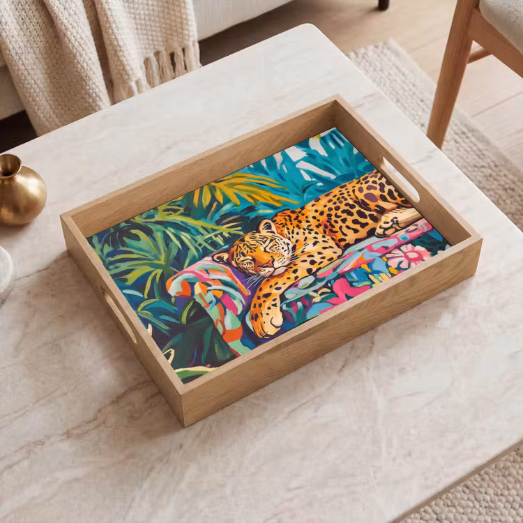Tray - Leopard - Colorful - Tropical — 2