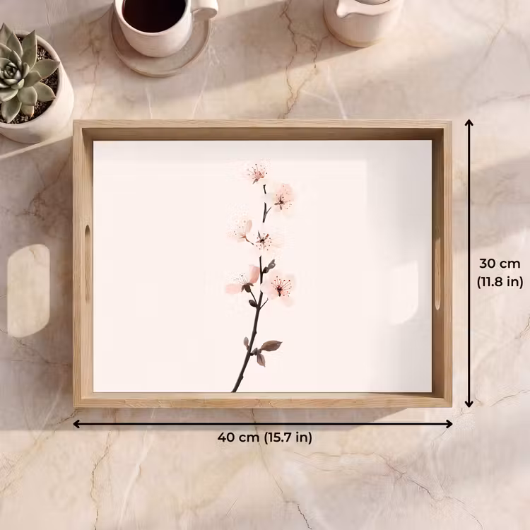 Tray - Minimalist - Blossom - Branch - Pink — 7