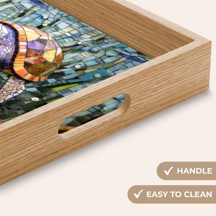 Tray - Turtle - Seaweed - Mosaic — 9