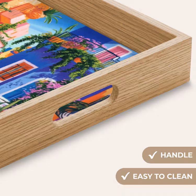 Tray - Yellow - Blue - Orange - House — 9