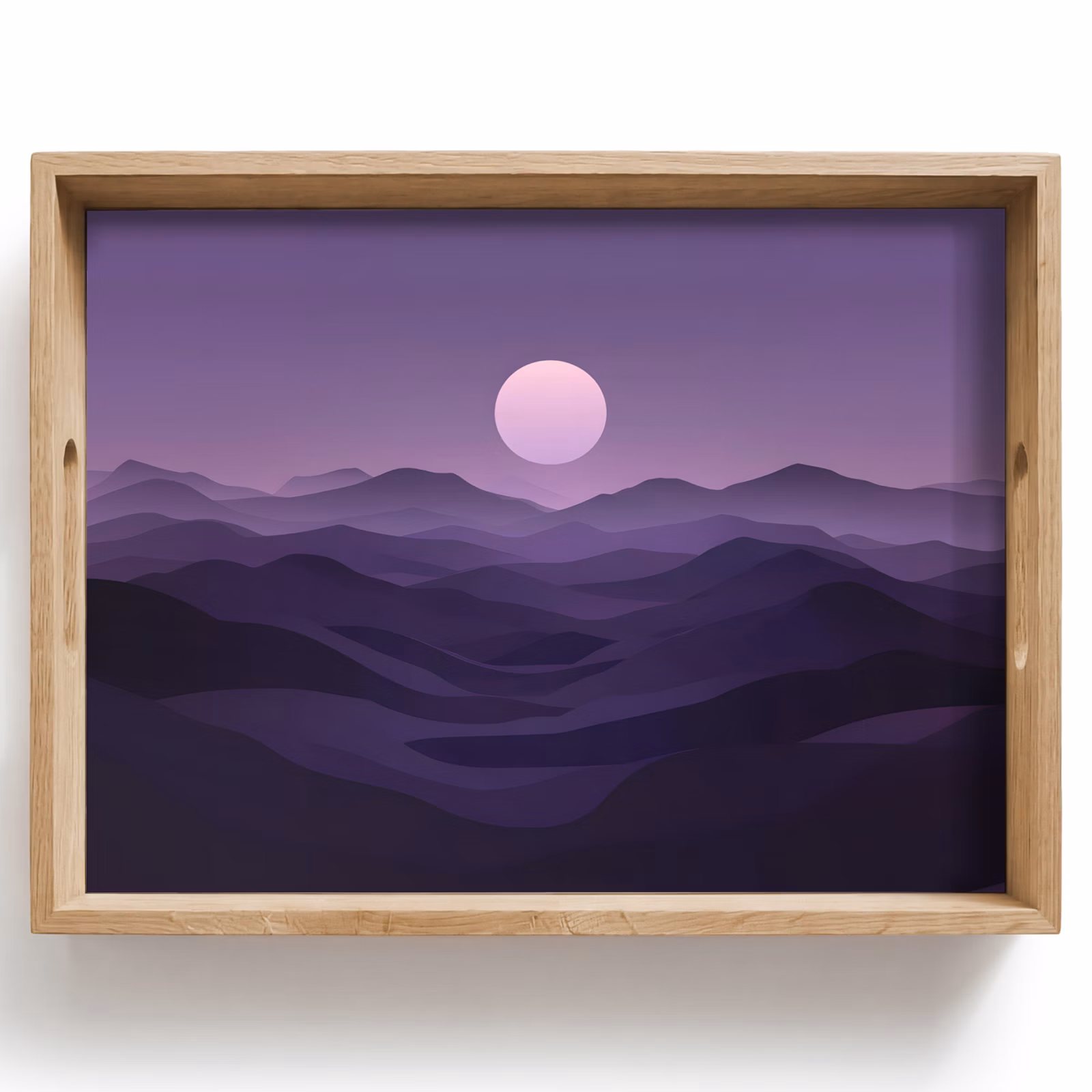 Tray - Hills - Purple - Fog - Sun — 1