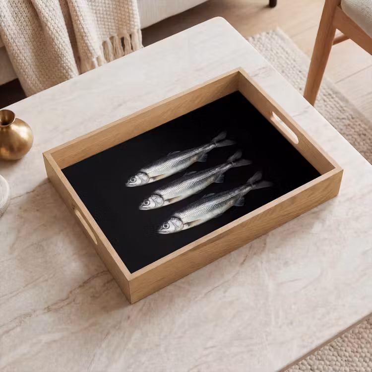 Tray - Herring - Fish - Black — 2