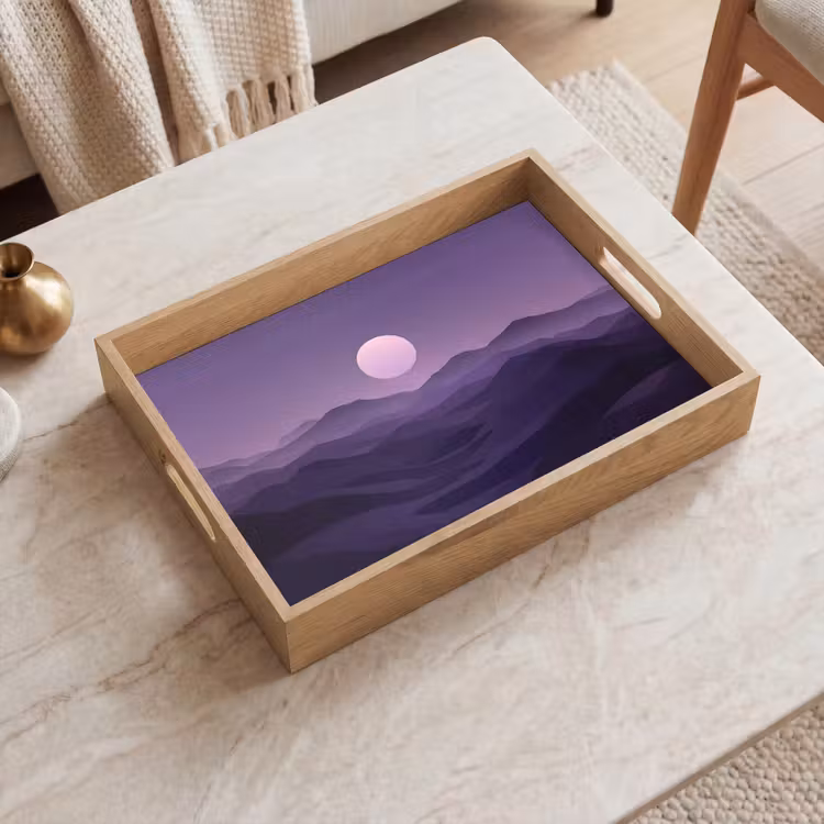 Tray - Hills - Purple - Fog - Sun — 2