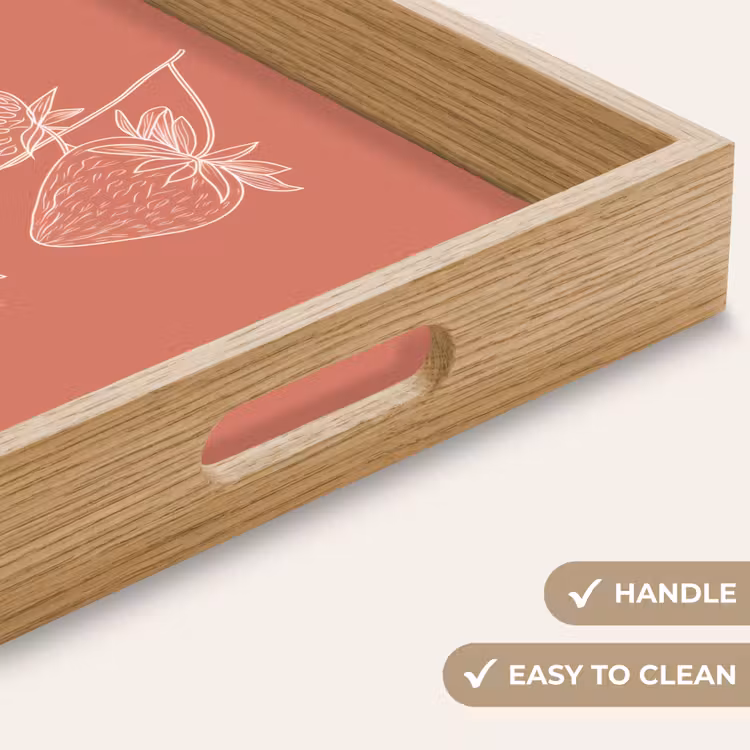 Tray - Minimalist - Illustration - Strawberry - Branch — 9