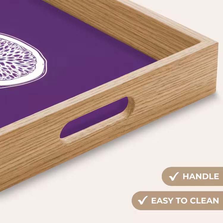 Tray - Passion fruit - Seeds - Purple - Minimalist — 9