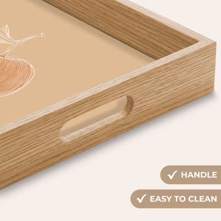 Tray - Peach - Line drawing - Pit - Beige — 9