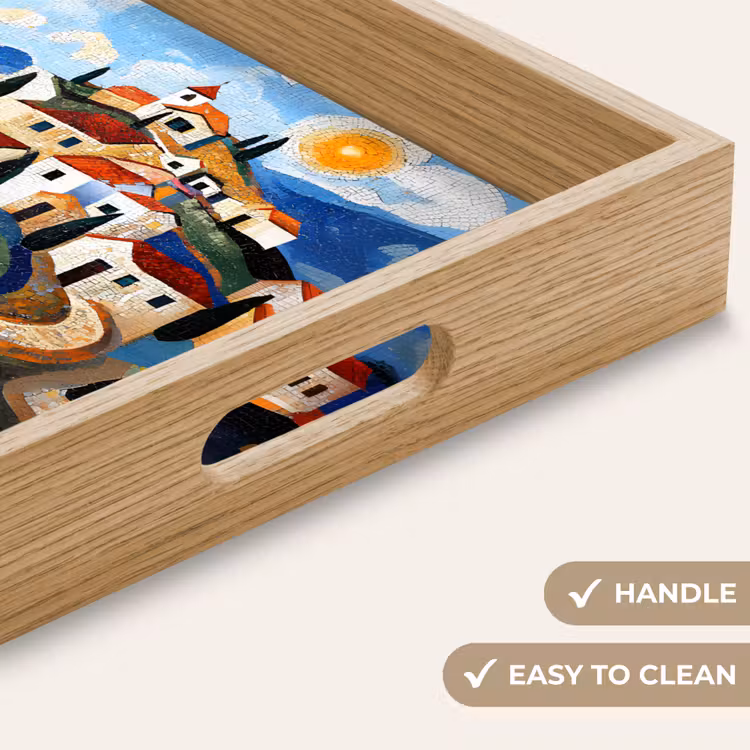 Tray - Village - Hilly - Sun - Mosaic — 9