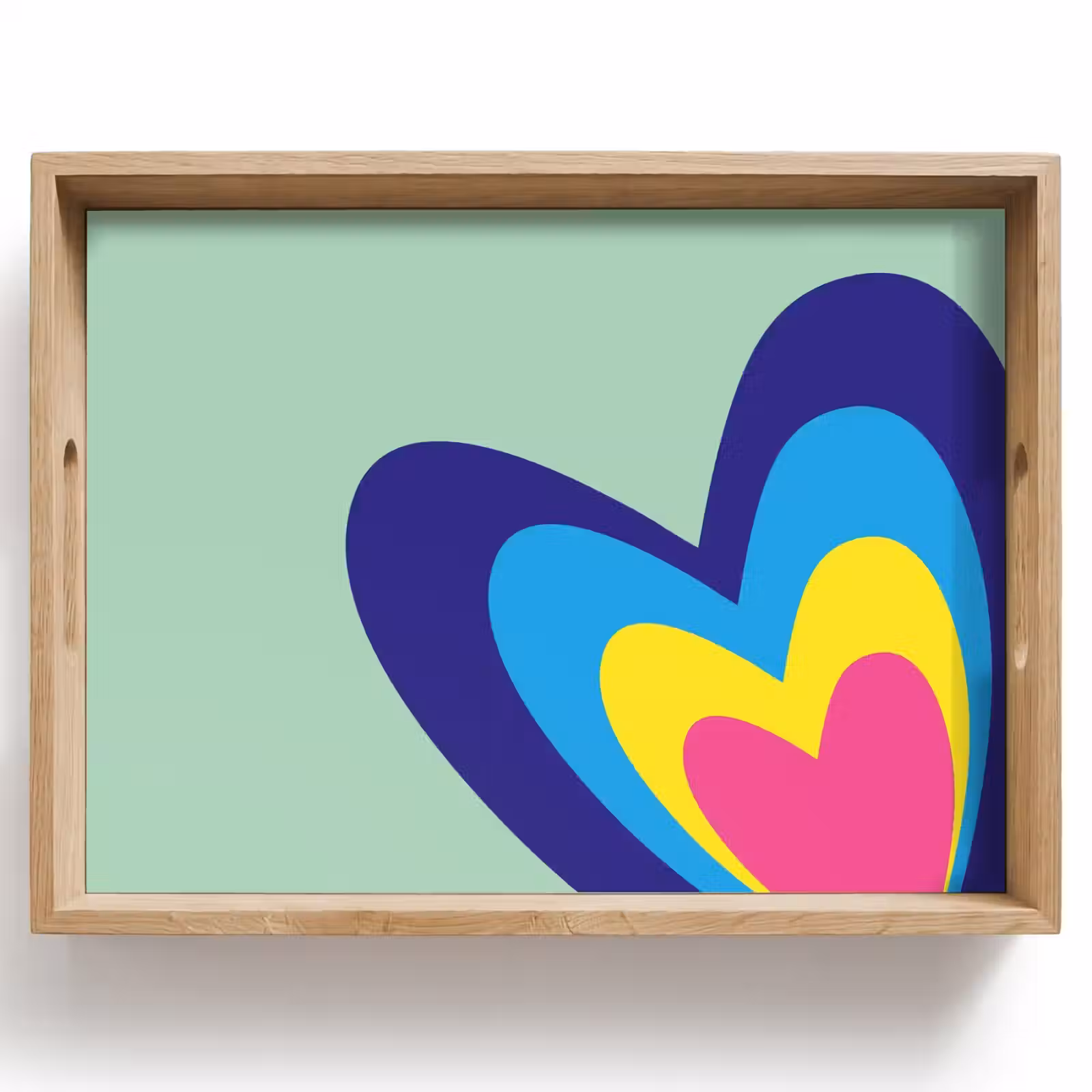 Tray - Hearts - Colorful - Valentine — 1
