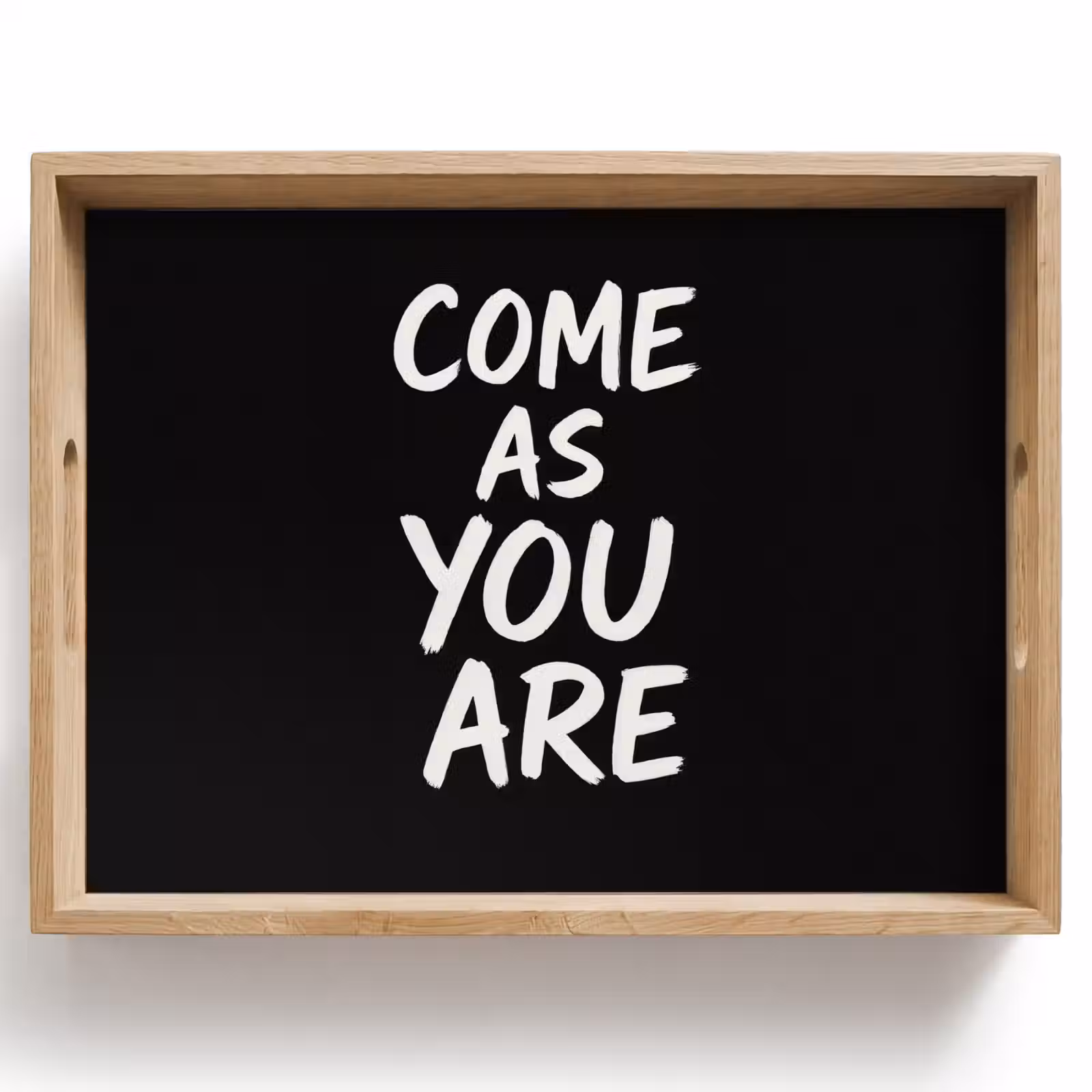 Tray - Quote - Black - Simple — 1