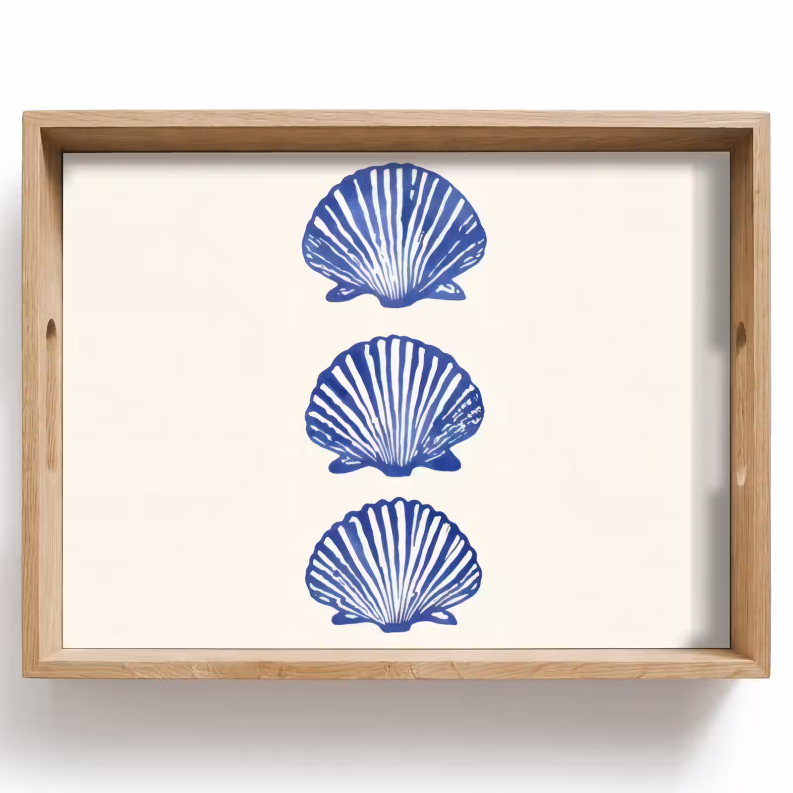 Tray - Shells - Blue - Pattern — 1
