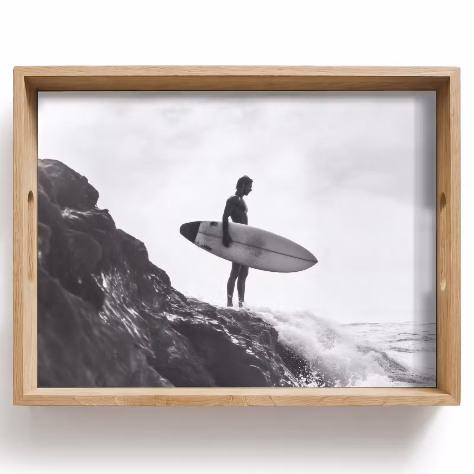 Tray - Surfer - Rock - Ocean - Waves — 1