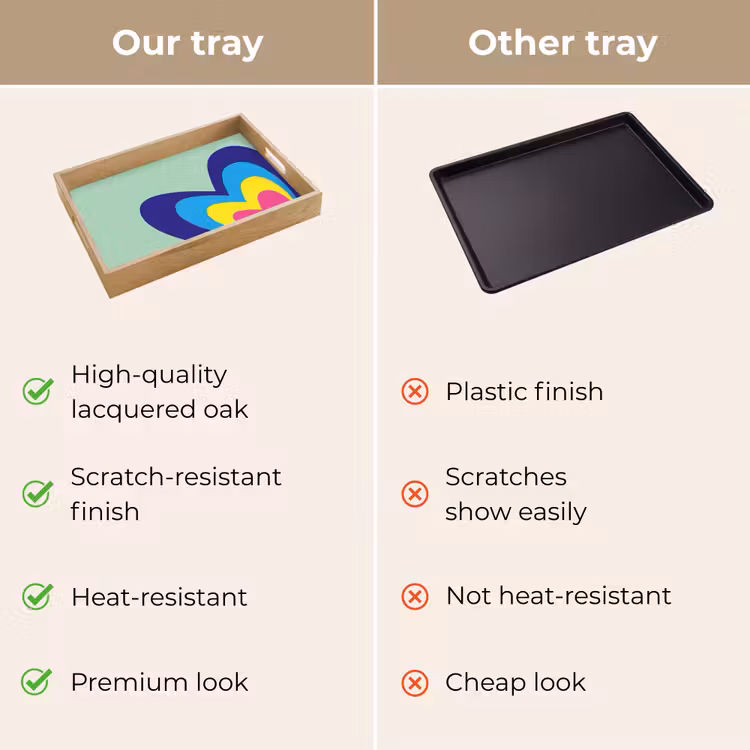 Tray - Hearts - Colorful - Valentine — 10