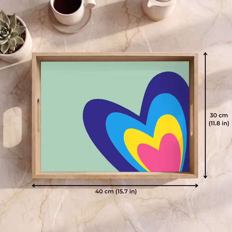 Tray - Hearts - Colorful - Valentine — 7