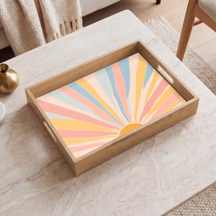 Tray - Illustration - Sun - Pastel colors — 2