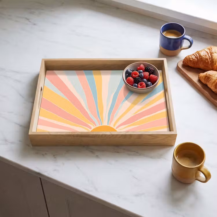 Tray - Illustration - Sun - Pastel colors — 3