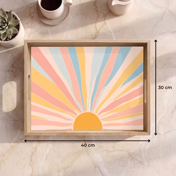 Tray - Illustration - Sun - Pastel colors — 8