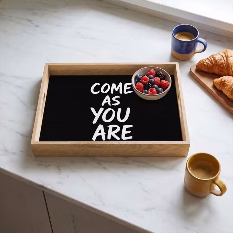 Tray - Quote - Black - Simple — 3