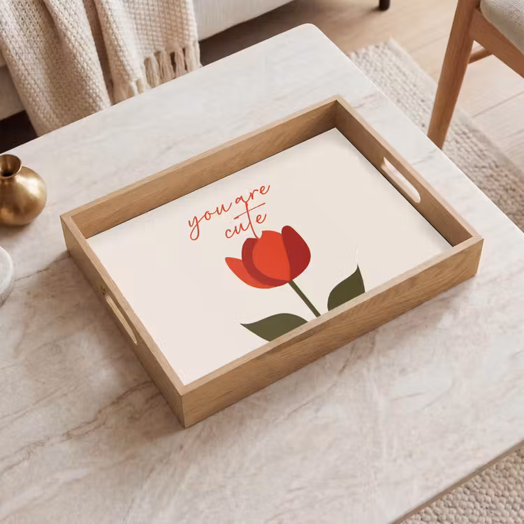 Tray - Rose - Red - Flower - Valentine — 2