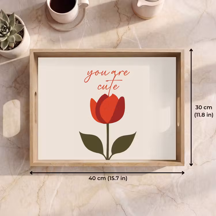 Tray - Rose - Red - Flower - Valentine — 7