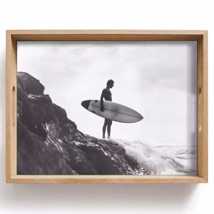 Tray - Surfer - Rock - Ocean - Waves — 1