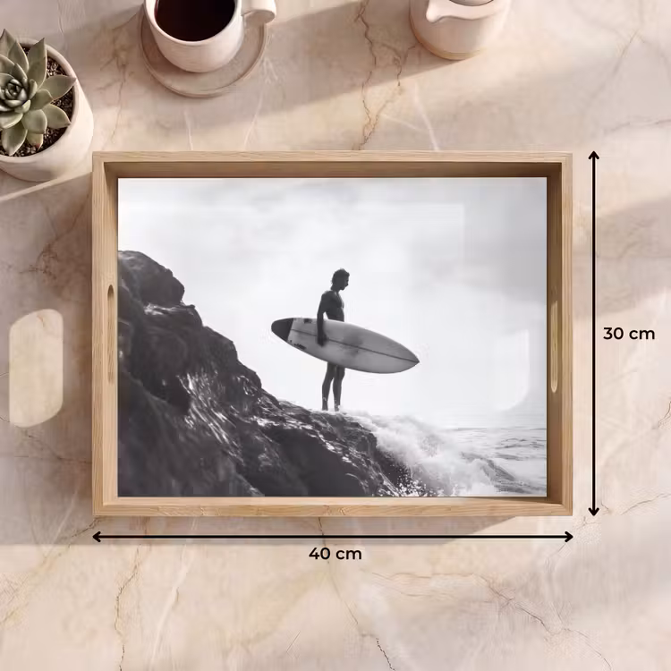 Tray - Surfer - Rock - Ocean - Waves — 8