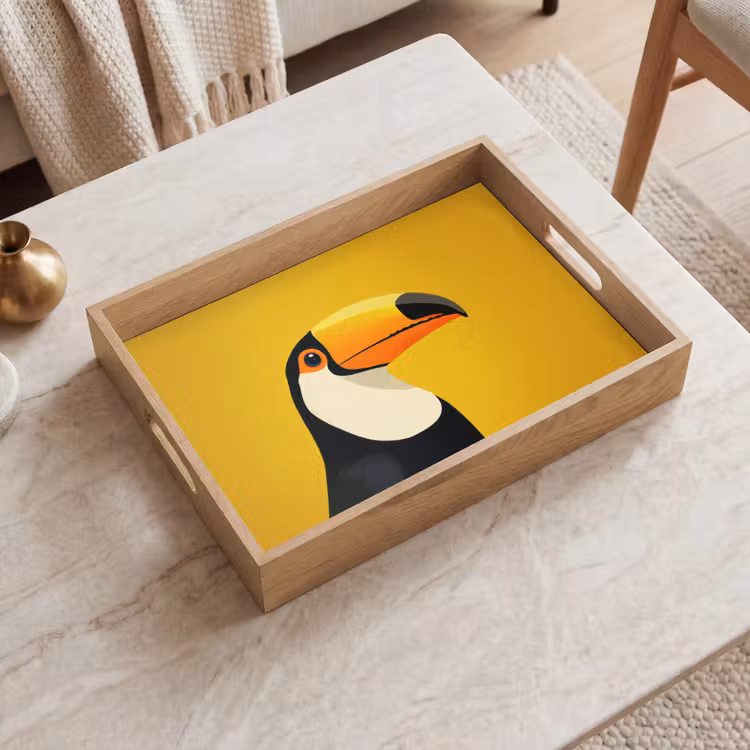 Tray - Toucan - Minimalist - Beak - Orange — 2