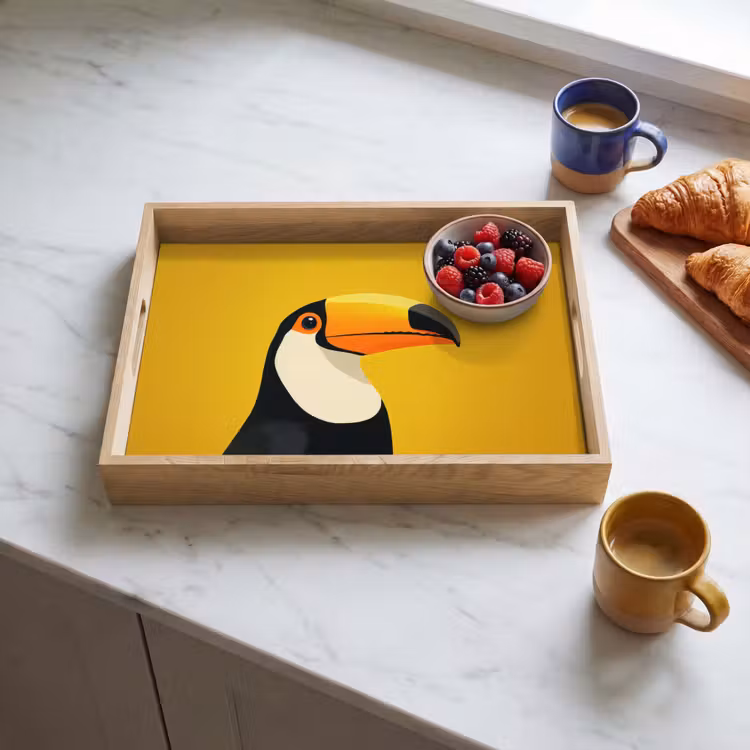 Tray - Toucan - Minimalist - Beak - Orange — 3