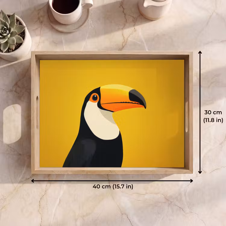 Tray - Toucan - Minimalist - Beak - Orange — 7