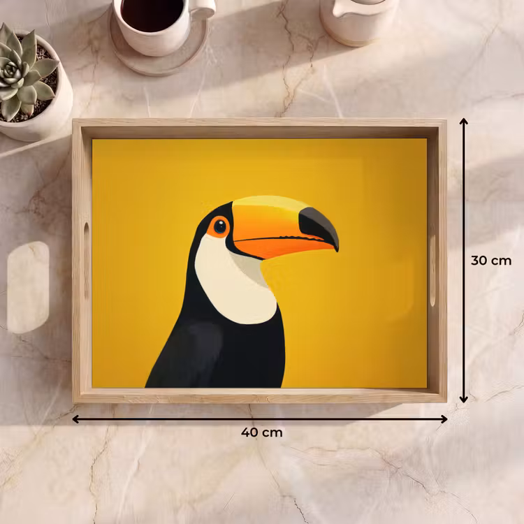 Tray - Toucan - Minimalist - Beak - Orange — 8