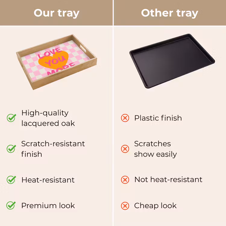 Tray - Valentine - Love - Pink - Orange — 10