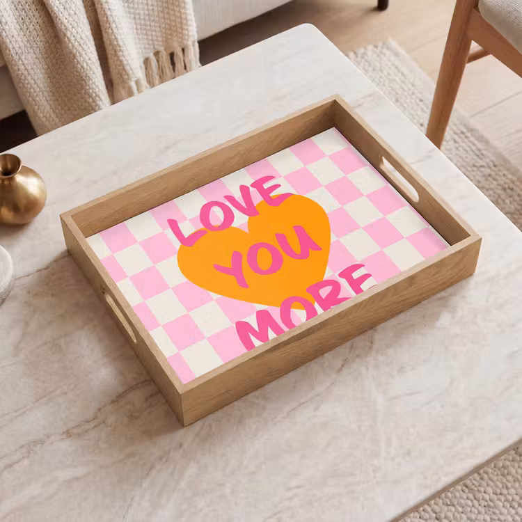 Tray - Valentine - Love - Pink - Orange — 2