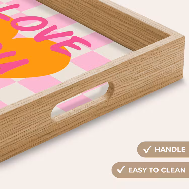 Tray - Valentine - Love - Pink - Orange — 9
