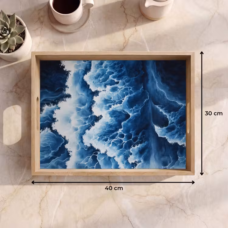 Tray - Waves - Blue - Foam — 8