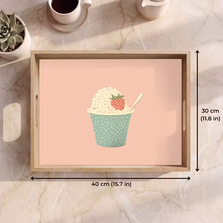 Tray - Tray - Ice cream - Strawberry - Pink — 7
