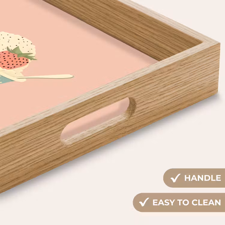 Tray - Tray - Ice cream - Strawberry - Pink — 9