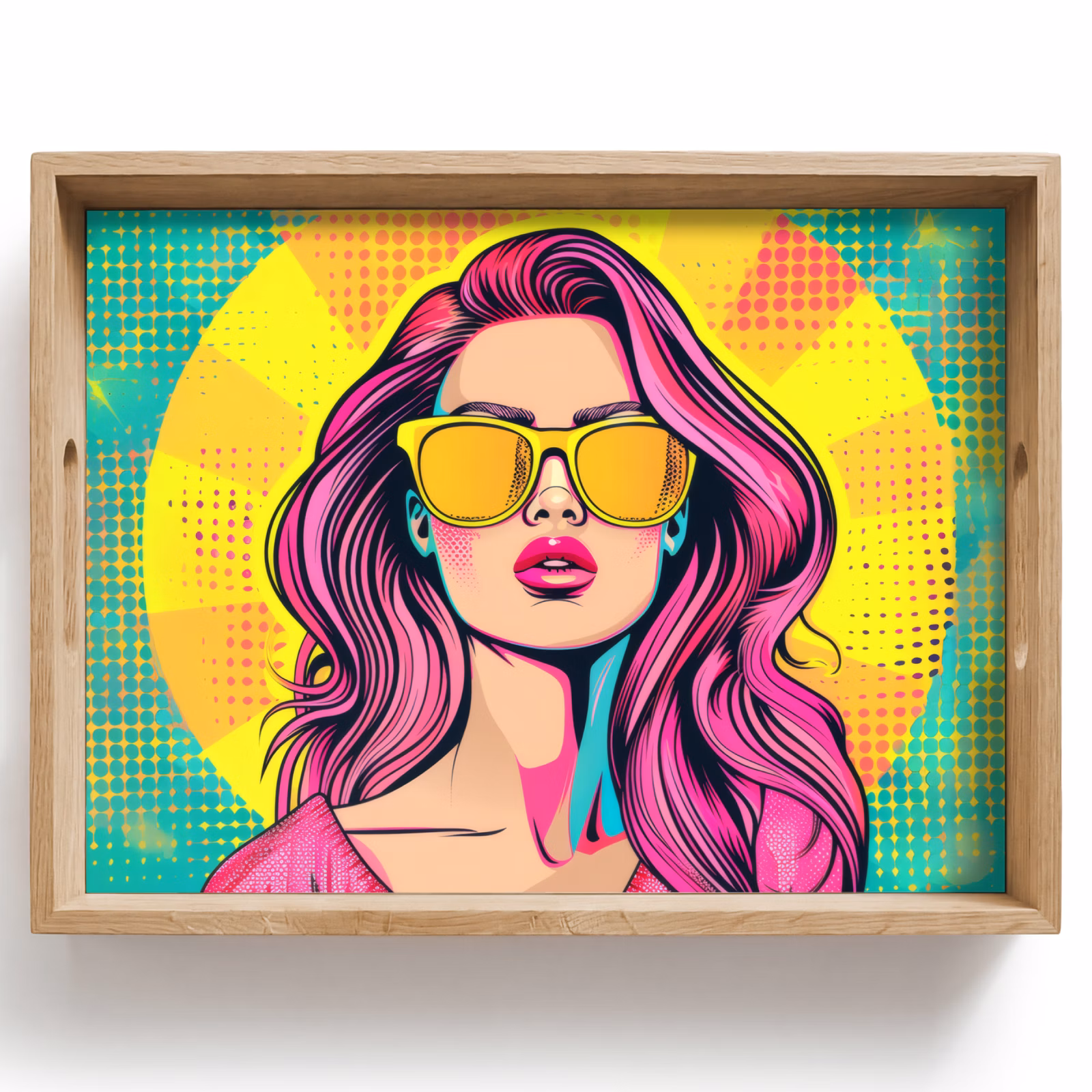 Tray - Sunglasses - Woman - Sunny - Yellow — 1