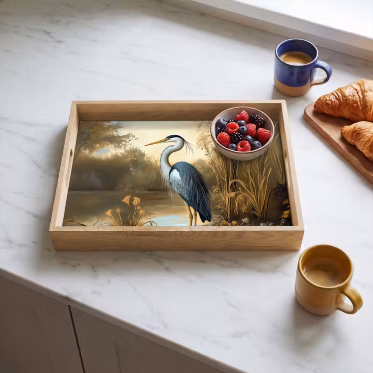 Tray - Heron - Water - Plants — 3