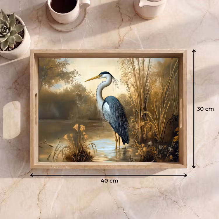 Tray - Heron - Water - Plants — 8