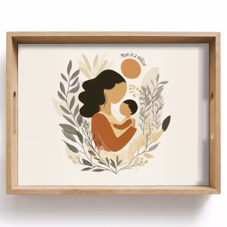 Tray - Illustration - Quote - Mother — 1