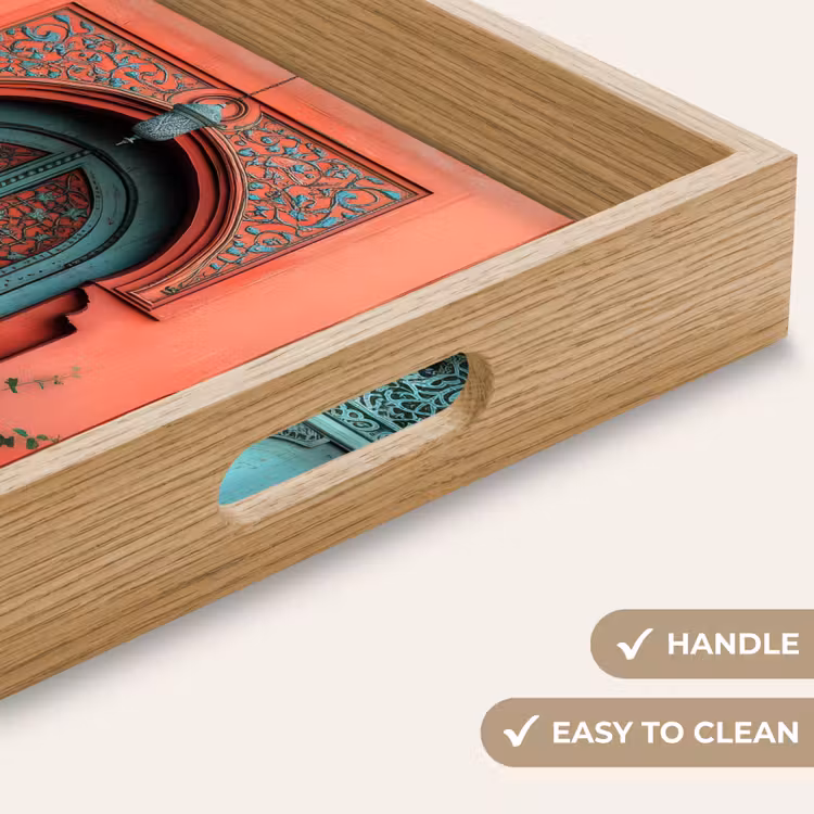 Tray - Lantern - Door - Turquoise — 9