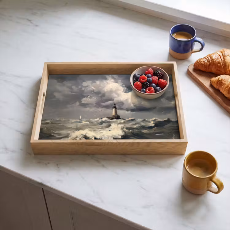 Tray - Lighthouse - Waves - Storm — 3