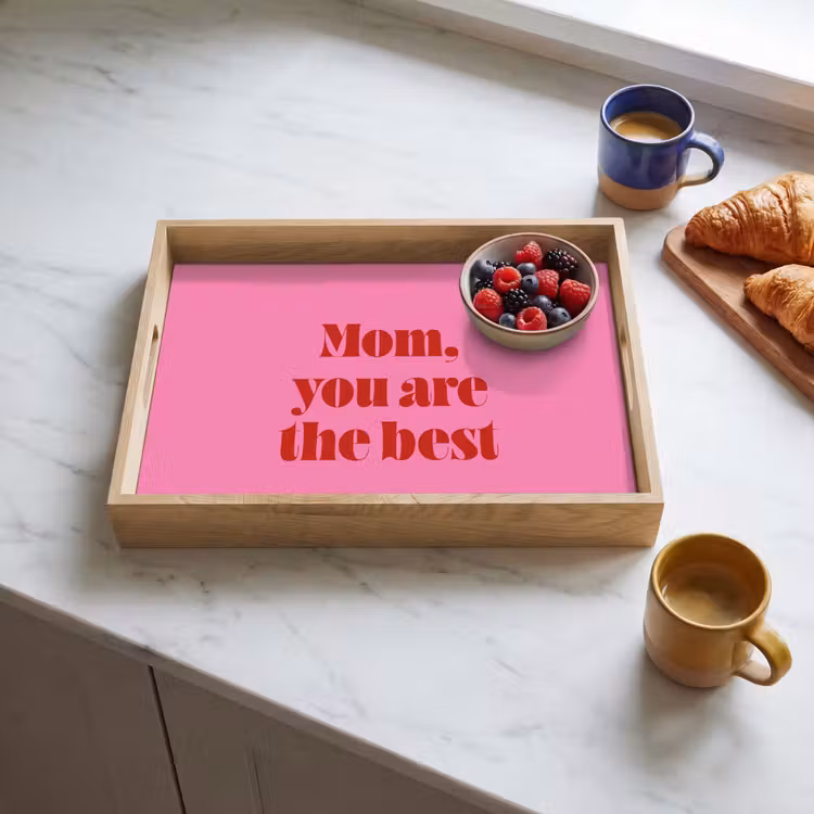 Tray - Mother - Message -Pink — 3