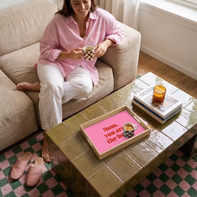 Tray - Mother - Message -Pink — 4