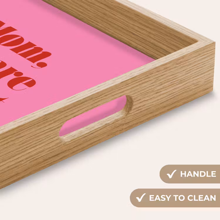 Tray - Mother - Message -Pink — 9