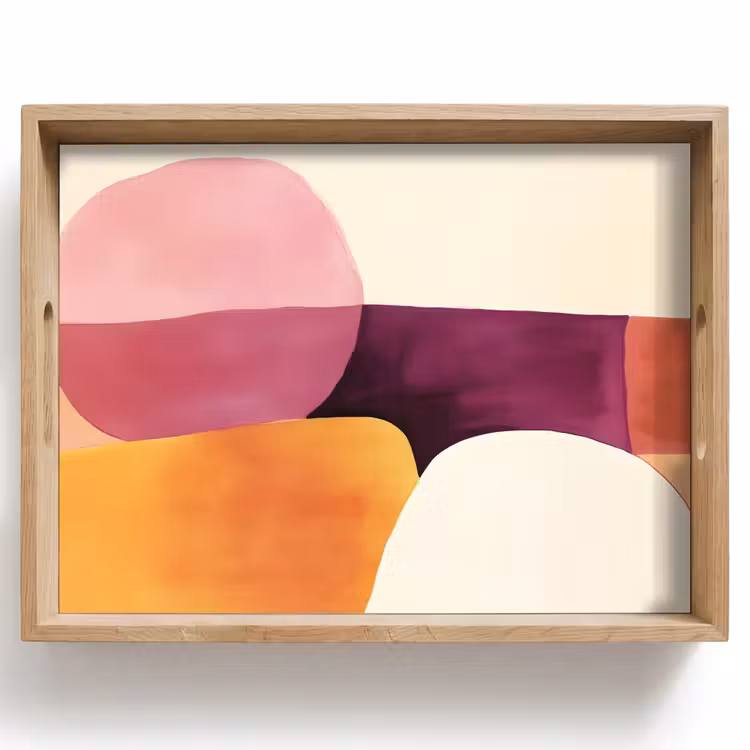 Tray - Shapes - Abstract - Colorful — 1
