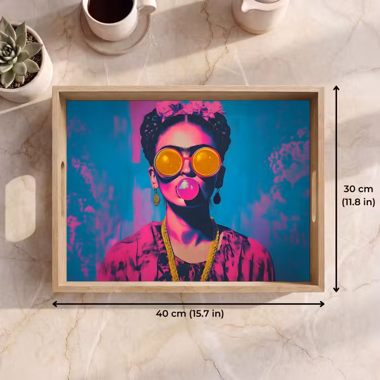 Tray - Woman - Chewing gum - Sunglasses - Orange — 7