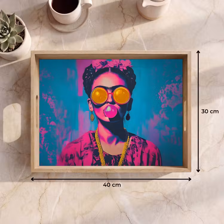Tray - Woman - Chewing gum - Sunglasses - Orange — 8