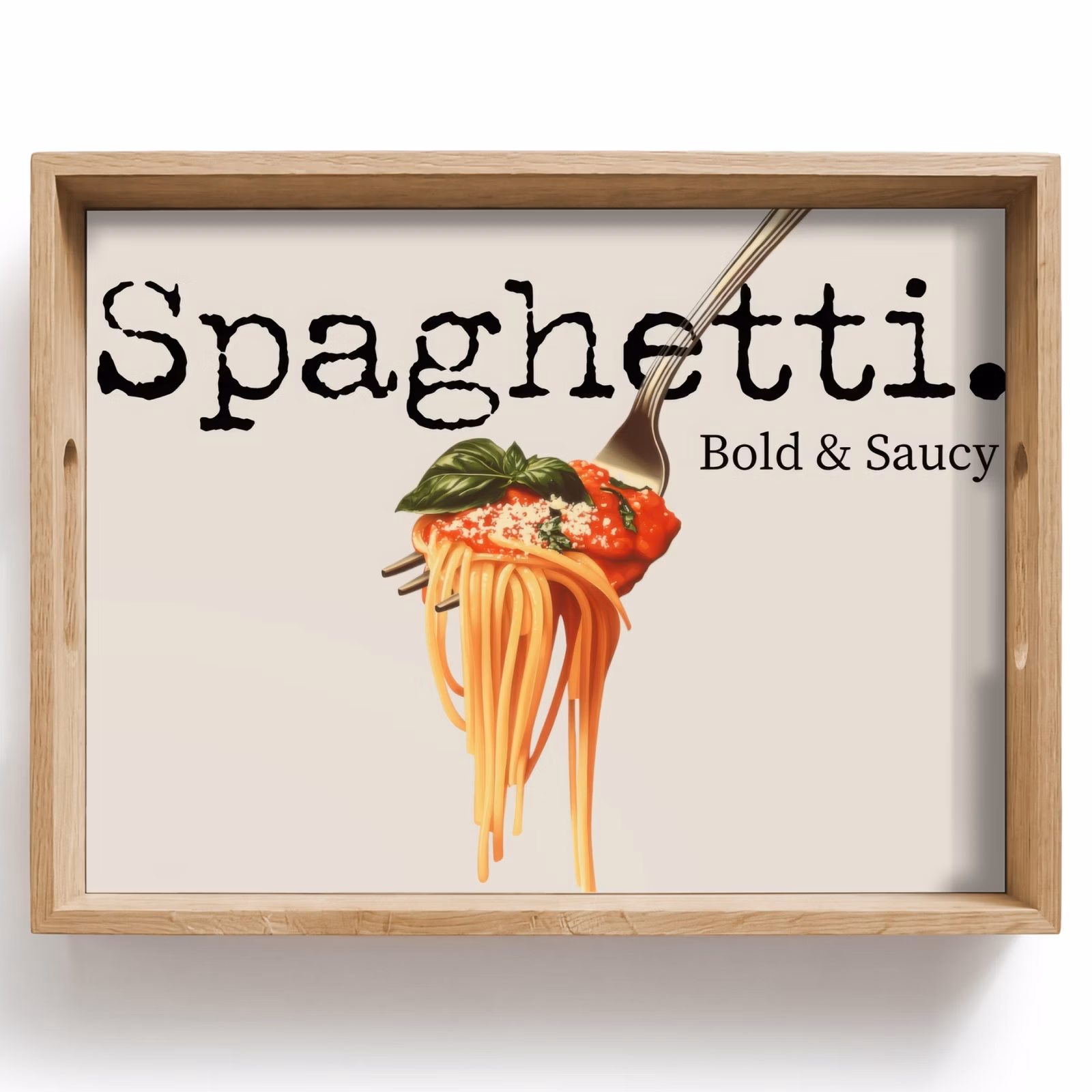 Tray - Spaghetti - tomato sauce - Parmesan cheese — 1